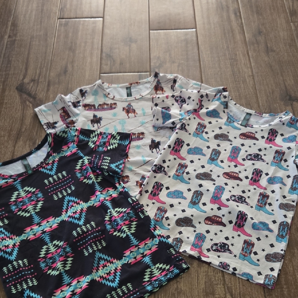 Set of Three Graphic T-Shirts